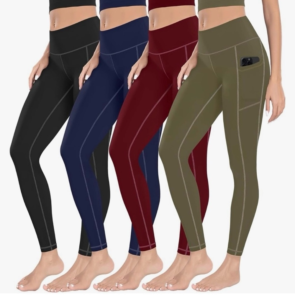 MIRITY Yoga Leggings with Pockets/Pack of 4/SIZE 3XL
